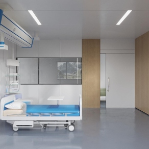 现代医院病房3D模型下载